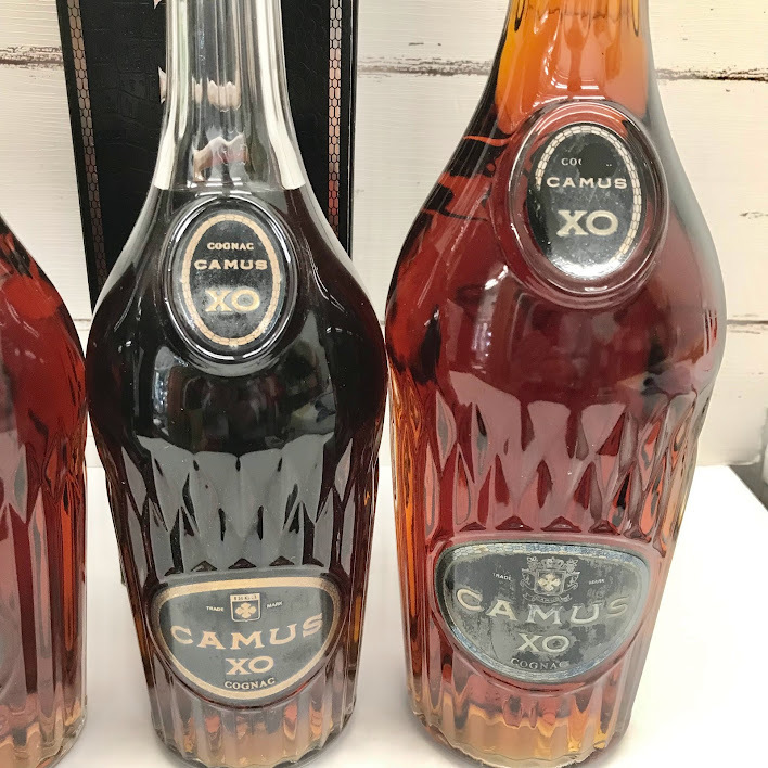 □ 未開栓 □ 古酒 □ 4本まとめ カミュ CAMUS XO GRAND V.S.O.P 箱