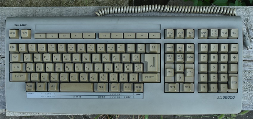 SHARP シャープ PC X68000 CZ-600CE CZ-600DE キーボード マウス 通電
