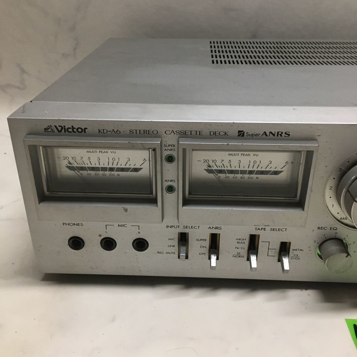 (L4379) Victor ビクター KD-A6 カセット デッキ オーディオ 機器 音楽 機器