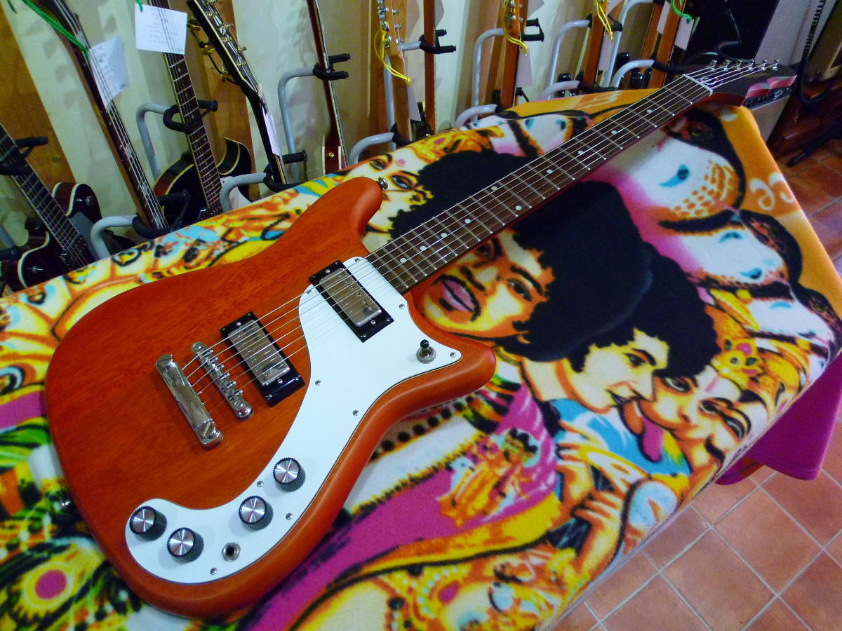 Epiphone Worn Wilshire Guitar '66 | 0 Electric Reissue - 1 Cherry