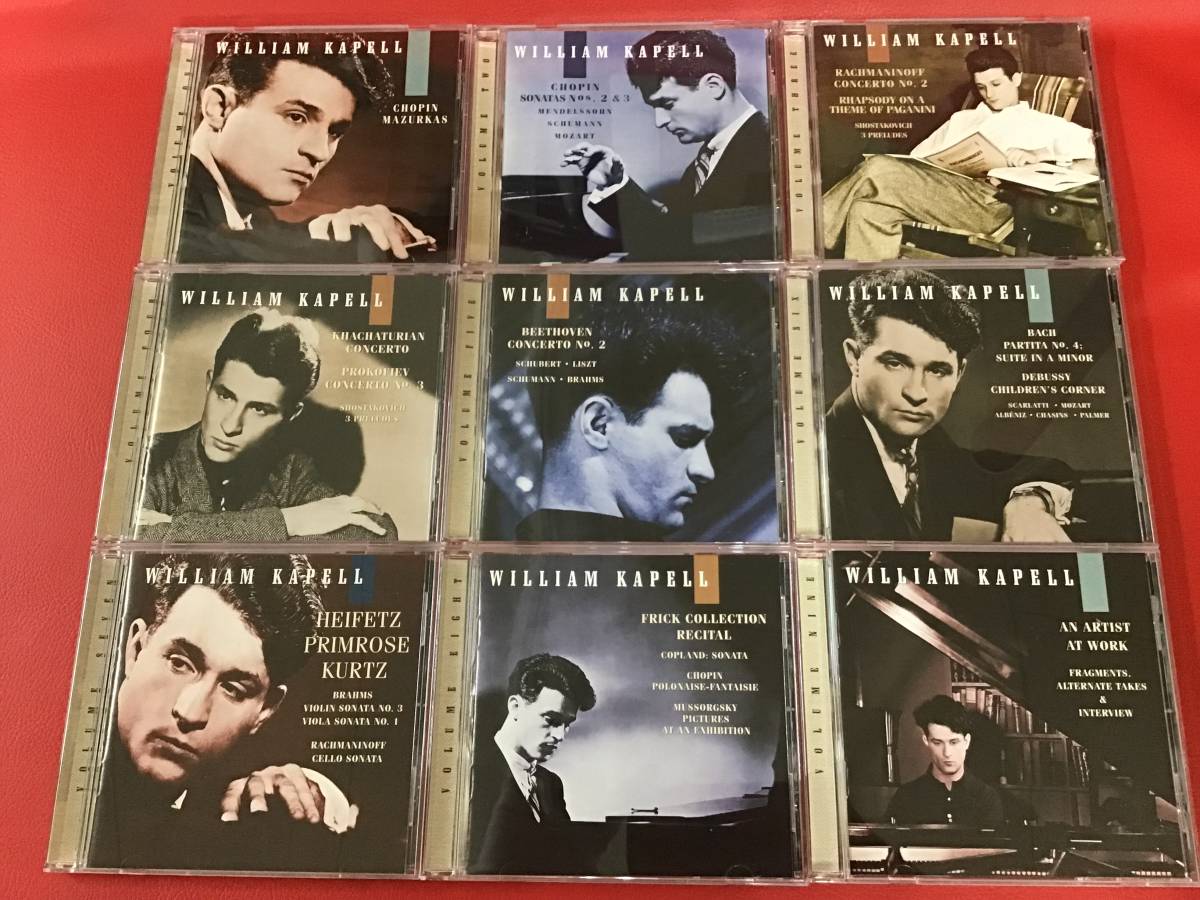 ☆米盤/ウィリアム・カペル、ピアノ作品集/9CD-BOX、09026-68442-2 
