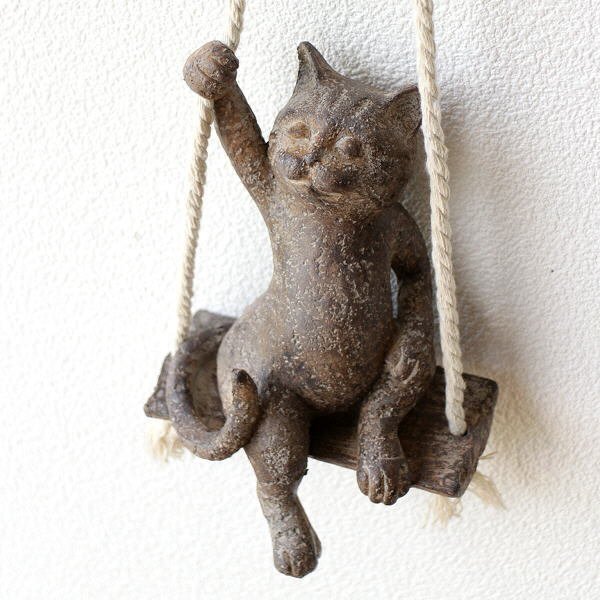 本物保証 オブジェ おしゃれ 壁掛け ねこ かわいい ウォールデコ 吊り下げ ぶらんこ オーナメント ぶらんこネコ B 一部地域除く toy9481(エスニック)｜売買されたオークション情報、yahooの商品情報をア エスニック