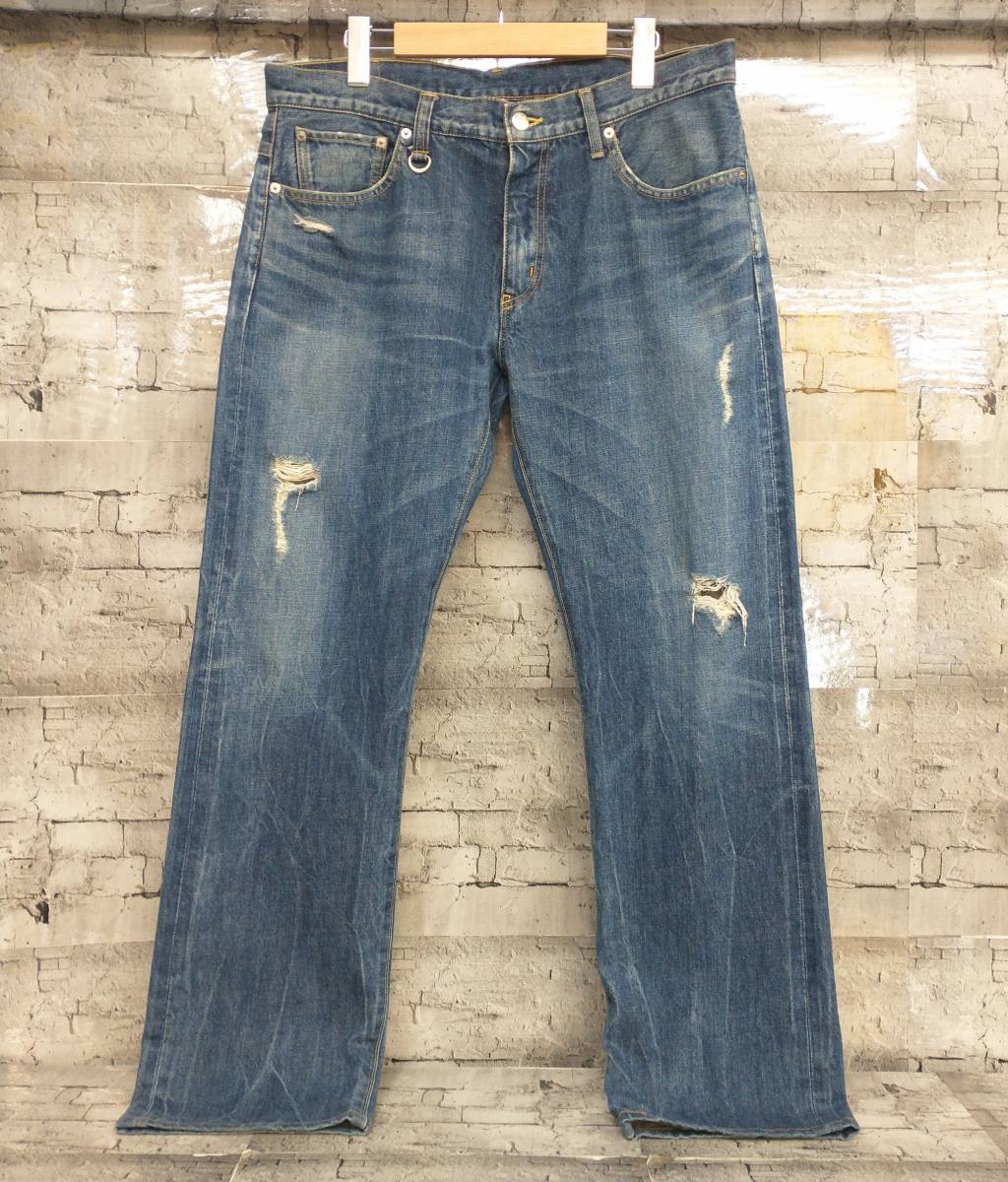 UNIFORM EXPERIMENT ユニフォームエクスペリメント ダメージジーンズ  