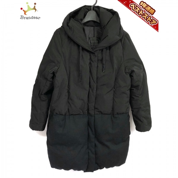 SALE，大得価 アンタイトル UNTITLED ダウンコート サイズ42 L - 黒 レディース 長袖/ジップアップ/異素材切替/冬 コート(コート)｜売買されたオークション情報、yahooの商品情報をアーカイブ公開 - オークファ 女性用