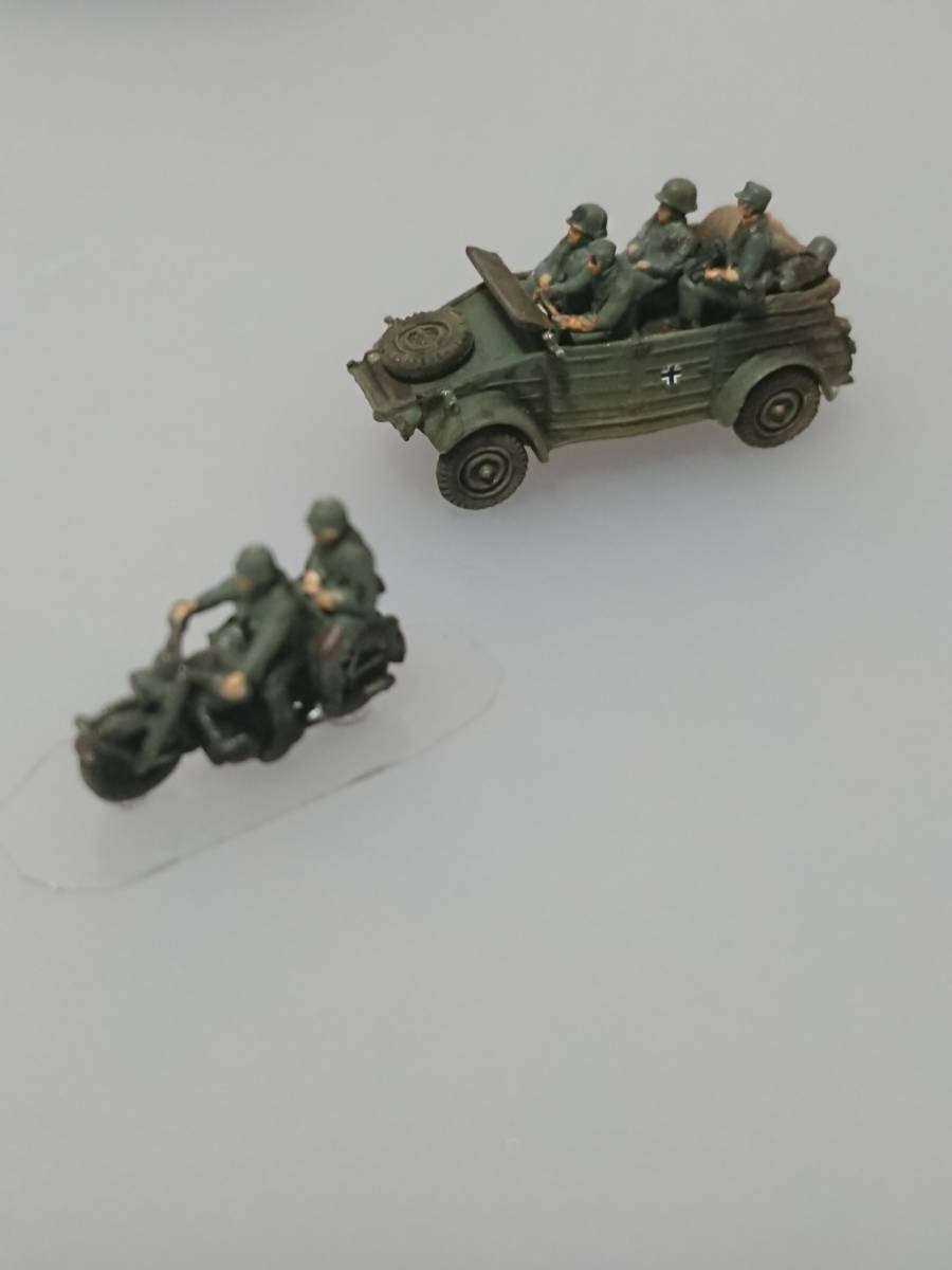 1/144 レジンキット完成品 WW2ドイツ Ⅳ号突撃砲＆マルダーⅢ自走砲
