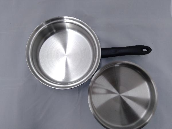 片手鍋 Amway □同梱NG□ ステンレス片手鍋（蓋 蒸し器 アムウェイ