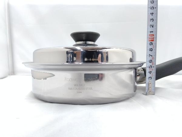 片手鍋 Amway □同梱NG□ ステンレス片手鍋（蓋 蒸し器 アムウェイ