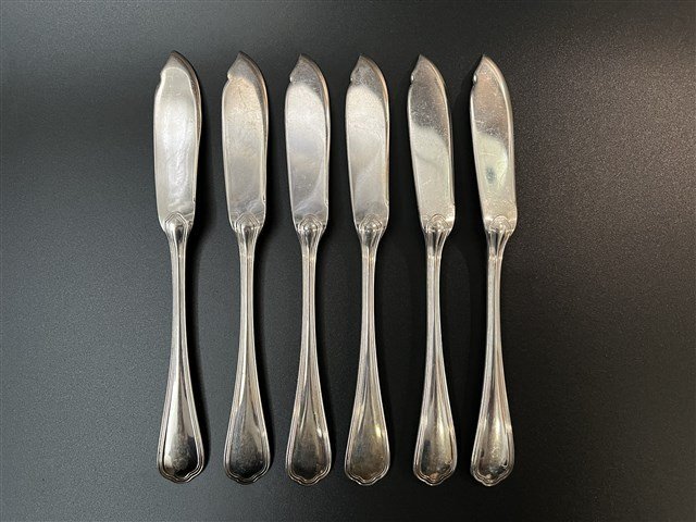 Christofle /クリストフル銀メッキ製フィッシュナイフ2本セット