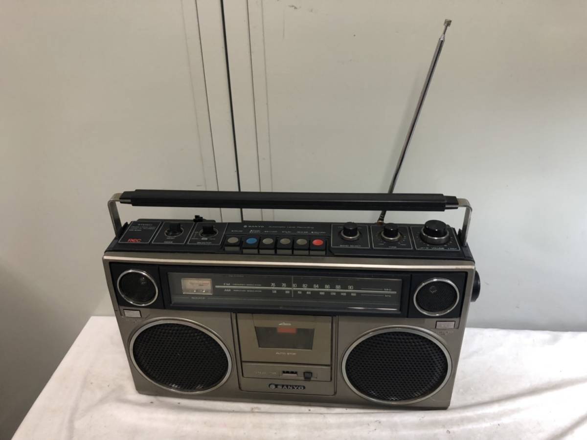 オーディオ機器 SANYO MR-5X ラジカセ 昭和レトロ サンヨー