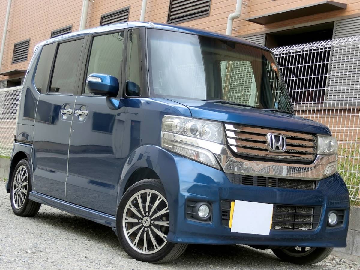 ホンダ N－BOXカスタム G 禁煙車 ターボSSパッケージ バック 美 