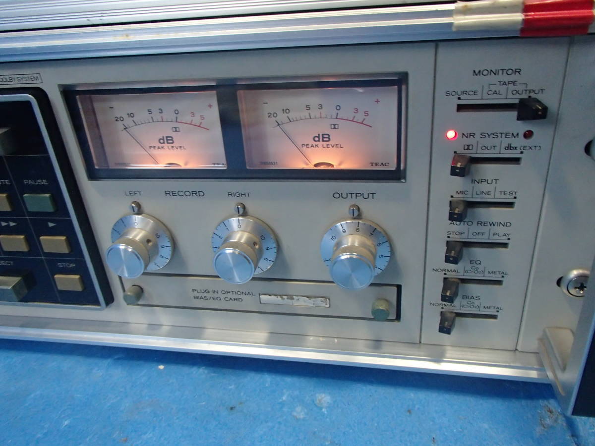 △▽TEAC/ティアック C-2/CX-8装着済 ステレオカセットデッキ ジャンク 