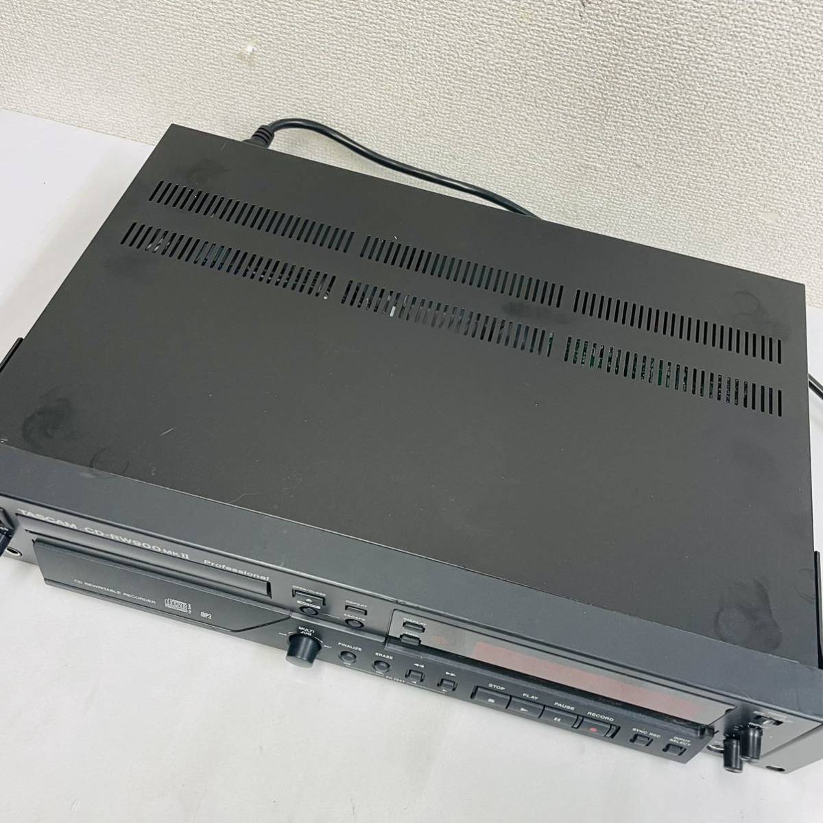 ②TASCAM CD-RW900MK2 CDレコーダー タスカム オーディオ機器 電源