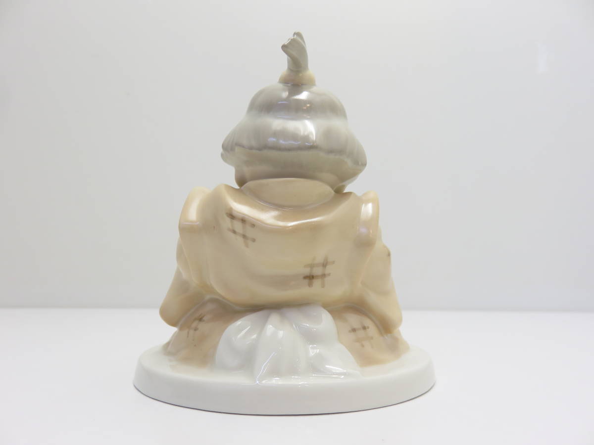 昭和レトロ 童子人形 Noritake こま回し □乃りたけ陶房 小島豪作 