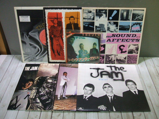 LPレコード】ザ・ジャム THE JAM SOUND AFFECTS/THE GIFT/DIG THE NEW