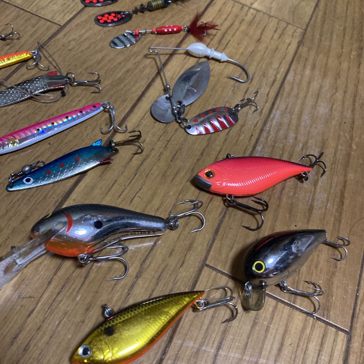 バス釣り引退セット8点 ルアーセット 引退品 まとめ売り 45個 ルアーセット