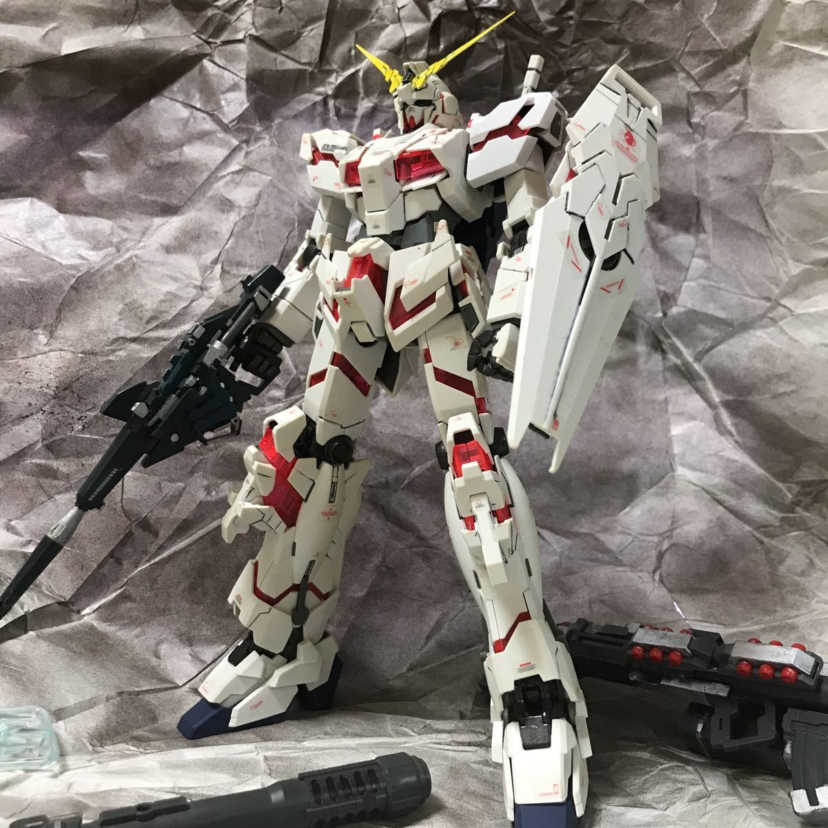  MG ユニコーンガンダム 完成品 塗装済み(完成品)｜売買されたオークション情報、yahooの商品情報をアーカイブ公開 - オークファン 完成品