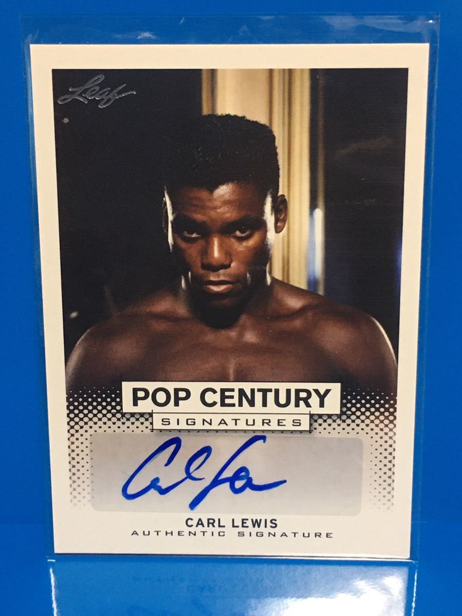 トレーディングカード Leaf 【カール・ルイス CARL LEWIS 「2013 LEAF POP CENTURY」 直筆サインカード】