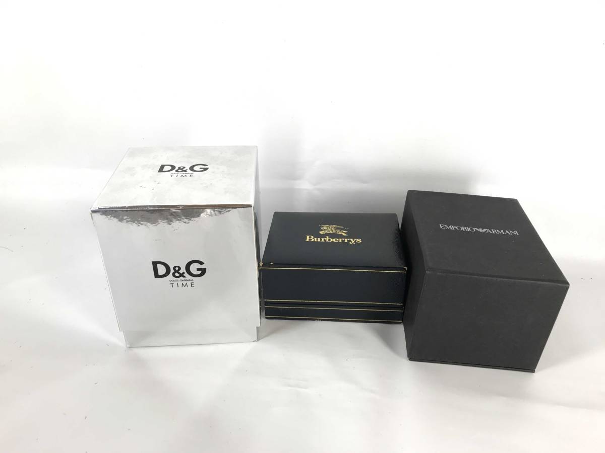3点セット】アルマーニ D&G BURBERRY
