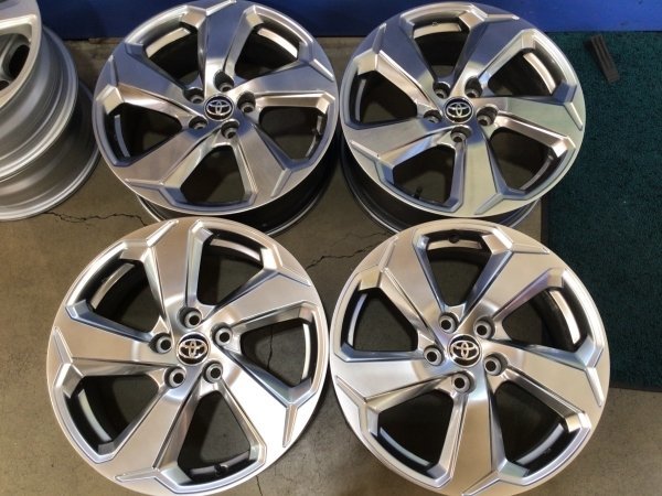 トヨタ RAV4純正 18X7J+35 114.3/5H(5穴)｜売買されたオークション情報、yahooの商品情報をアーカイブ公開 - オークファン 5穴