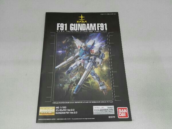 1&frasl;100 MG ガンダムF91 | バンダイ F91 プラモデル BANDAI ホビーサイト 機動戦士 デナン・ゲー 1⁄100 RE⁄100 プレミアムバンダイ限定 PTM] webショップ
