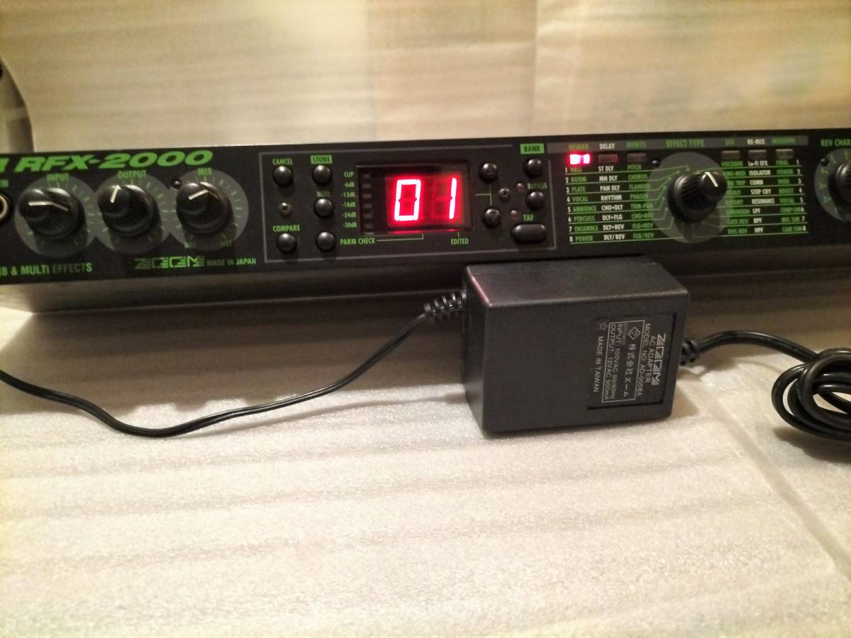 Zoom RFX-2000 Reverb & | Digital Effects Multi ZOOM Processor