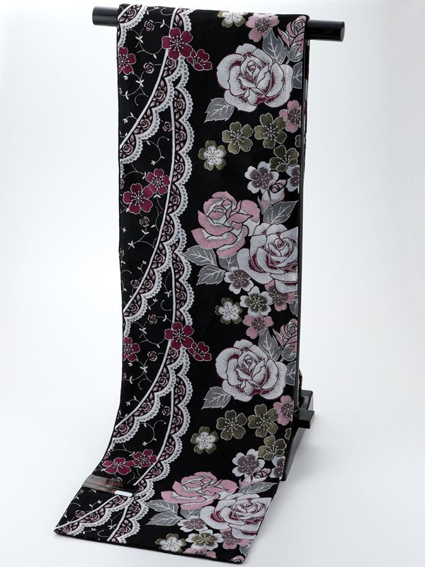 人気定番，最新作 振袖クチュール 振袖用 お仕立て上がり 袋帯 日本製 全通 薔薇柄 hp-294-B(仕立て上がり)｜売買されたオークション情報、yahooの商品情報をアーカイブ公開 - オークファン 仕立て上がり