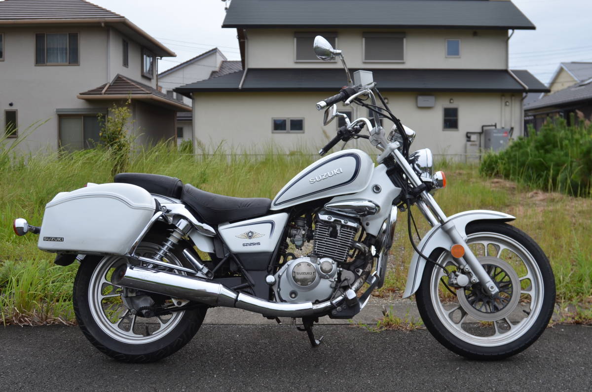 個人 稀少 GZ125HS 動画有 アメリカン 走行28876km 美車 オマケ