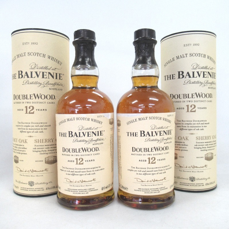 バルヴェニー 12年 ダブルウッド700ml2本セット バルヴェニー・ダブル