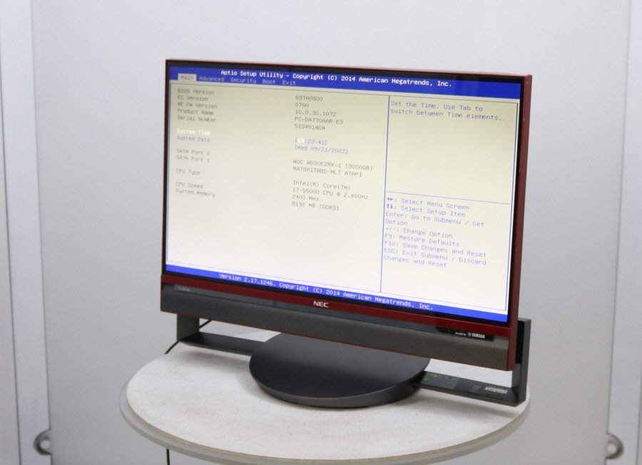 NEC All-in-one Desk LAVIE LaVie : - DA770&frasl;AAR パソコン PC-DA770AAB ファインメイク Windows10 パソコンショップ PC-DA770AAR lavie クランベリーレッド