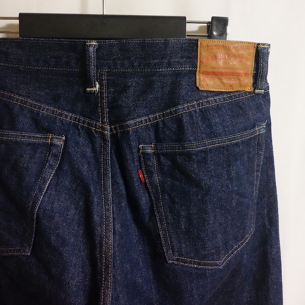 定価2.3万 WAREHOUSE Lot.1001XX バナーデニム W34 L32】濃色 