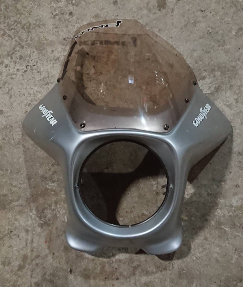 当時物 モトコ ? フロントカウル 社外 XJ400 XJ550 RZ250 RZ350 Z550FX Z400FX KH250 KH400 CB400F CB750K GT750 GT550 GT380