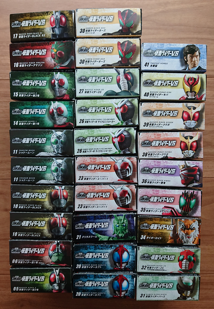 S.H.Figuarts（真骨彫製法）仮面ライダー旧１号 掌動（SHODO） 仮面ライダーVS 29種セット | IHOME.LK