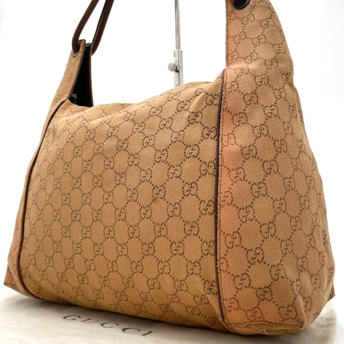 1円【奇跡の産物】GUCCI グッチ ワンショルダーバッグ トート ハンド 
