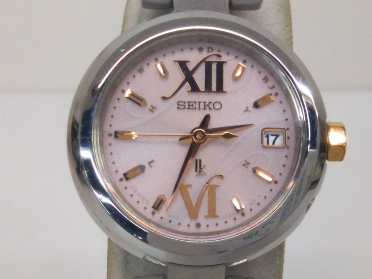 ジャンク 不動品 SEIKO LUKIA セイコー ルキア 1B22-0AC0 電波ソーラー