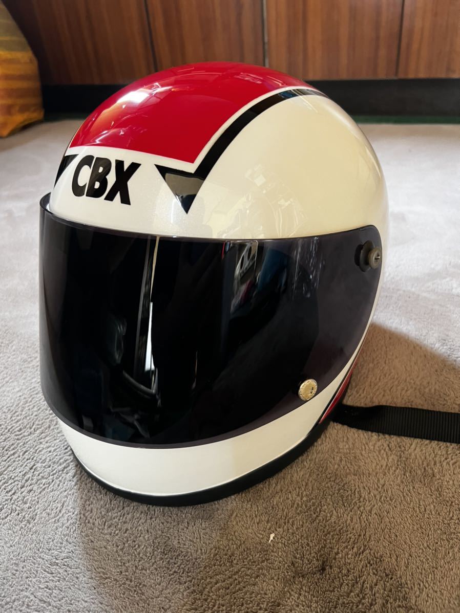 【新品，お得】 CBX400F ホンダ 族ヘル 赤白 オプション風(フリーサイズ)｜売買されたオークション情報、yahooの商品情報をアーカイブ公開 - オークファン フルフェイス（オンロード用）