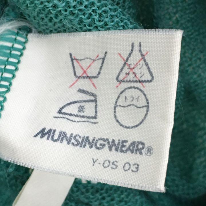 MUNSINGWEAR マンシングウェア グランドスラム ゴルフウェア ビンテージ ニットセーター Vネック ウール アクリルブレンド サイズ2_7