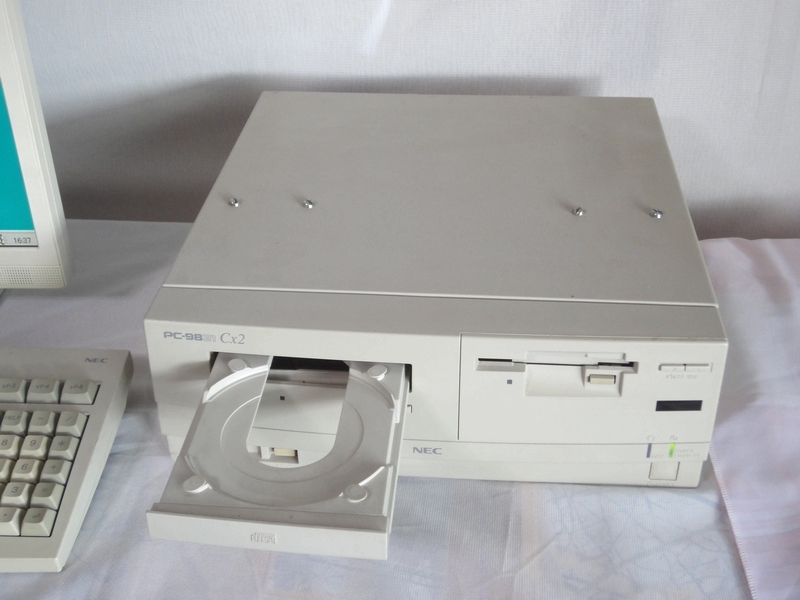 NEC PC-9821Cx2 86互換FM音源搭載機 PC-9821Cx2 FM音源（PC-9801-86相当）内蔵 動作品 キーボード付き