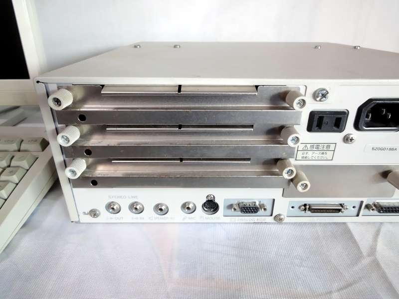 PC-9821Cx2 FM音源（PC-9801-86相当）内蔵 動作品 キーボード付き