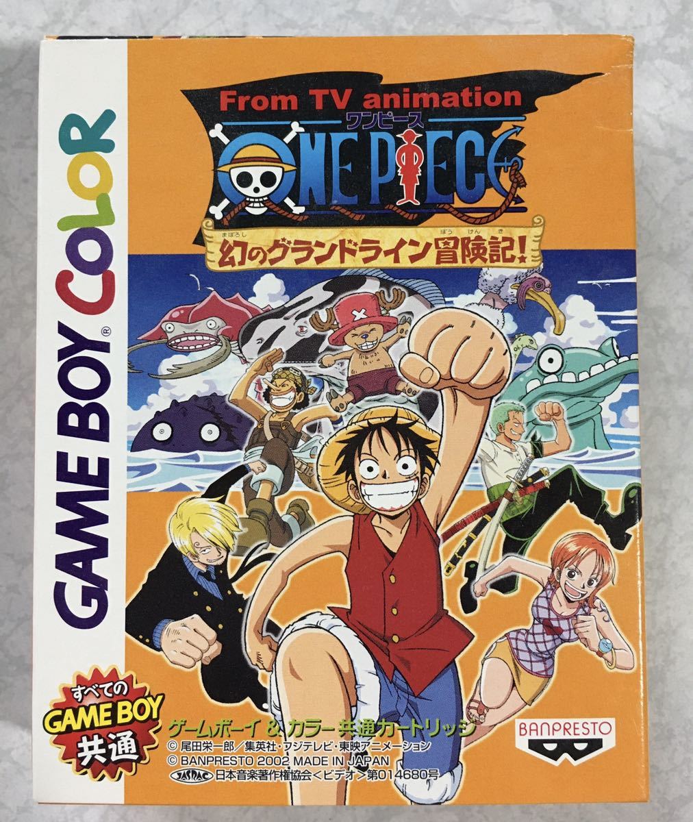即決 新品 ONE PIECE 幻のグランドライン冒険記 From TV Animation (ワンピース) ゲームボーイカラー