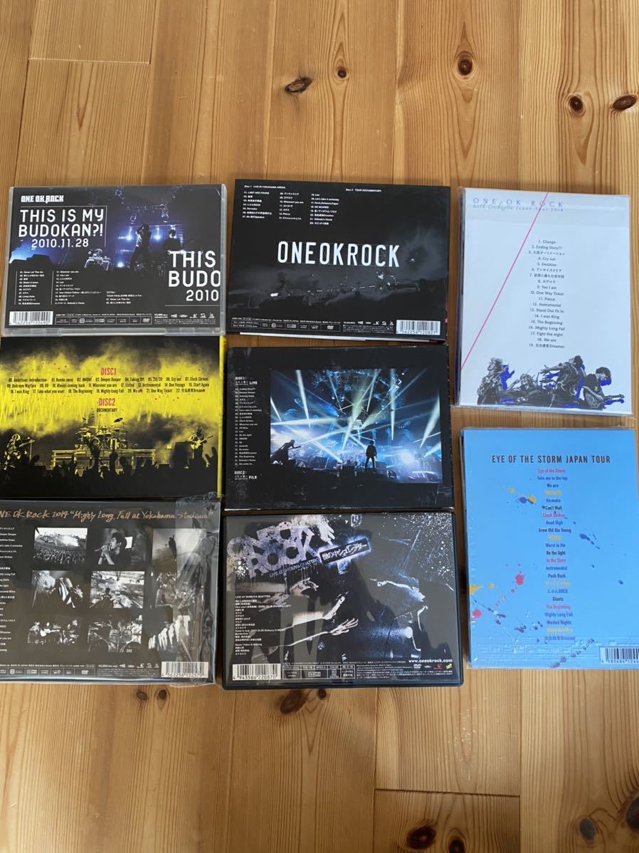 OK ONE ROCK DVD ワンオク 公式通販 まとめ売り DVDセット セット