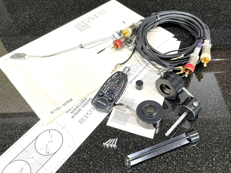 3010-R SME トーンアーム Black Tonearm SMEシェル&frasl;サブウエイト等付属品多数 SME 3010-R BLACK 希少トーンアーム サブウエイト/SMEシェル/SMEケーブル等付属 リフターオイル補充済み Audio Station