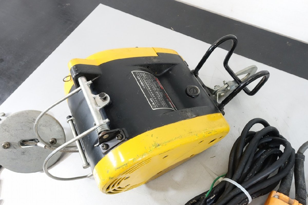 ウインチ RYOBI RYOB小型ウインチwl-61c リモコン付 60キロ WI－61Cの