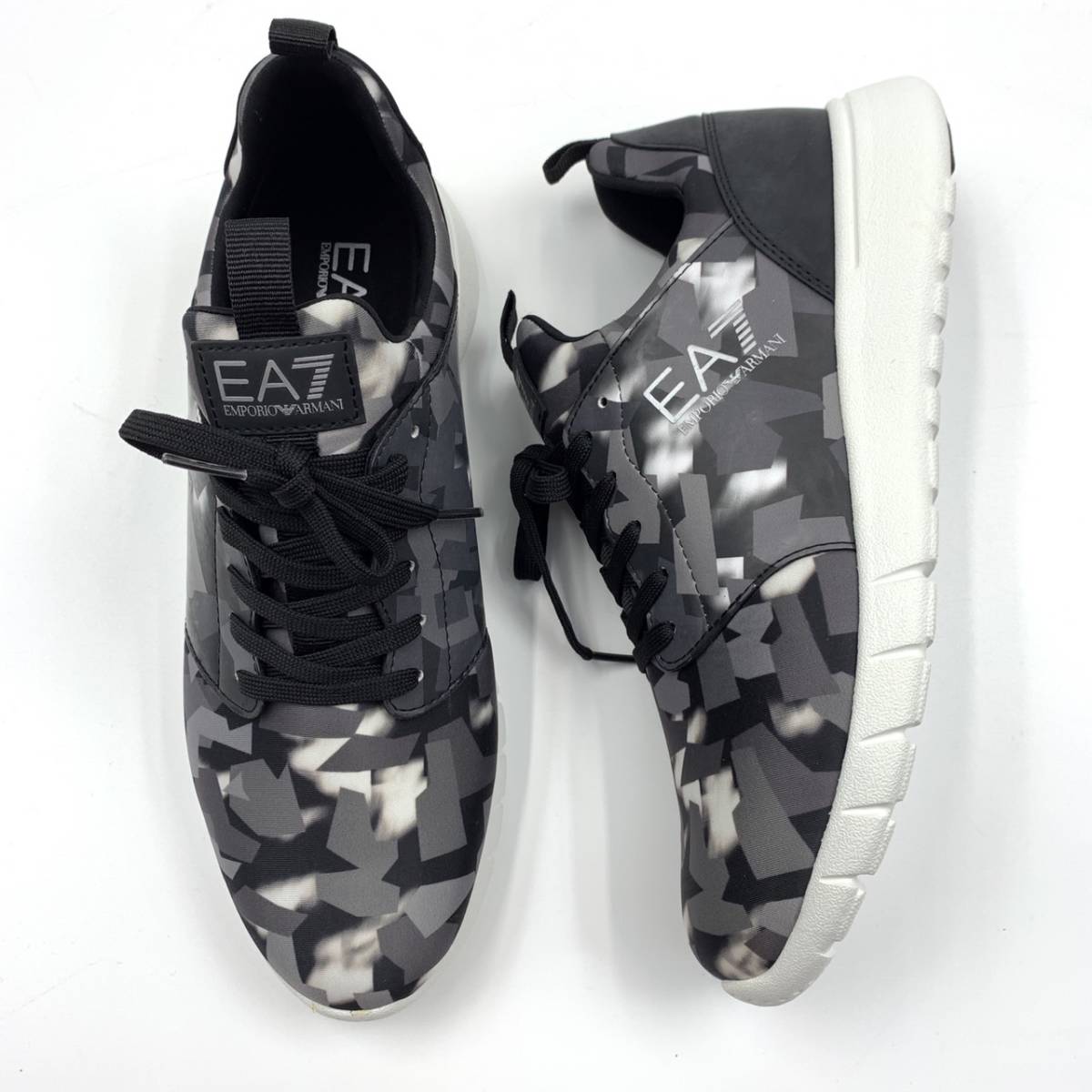 サイズ選択】EA7 EMPORIO ARMANI□幾何学シャドーカモフラージュ柄 