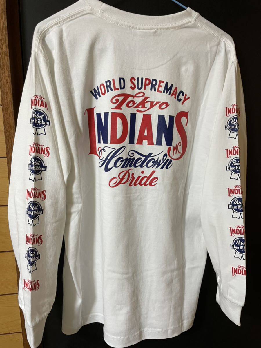 東京インディアンズ Pabst ロンT 長袖Tシャツ tokyo indians