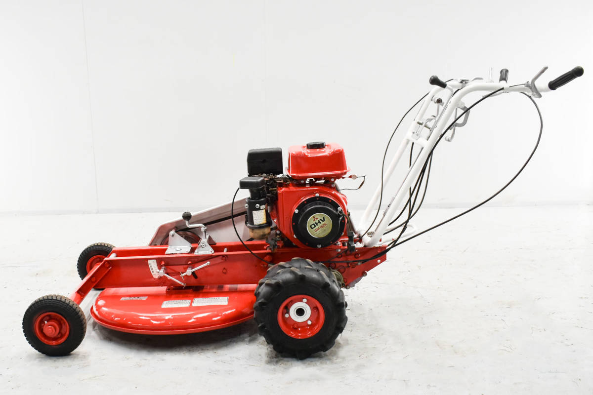 共栄社 バロネス 自走式草刈機 6輪 GM-65A 7馬力 芝刈機 動作