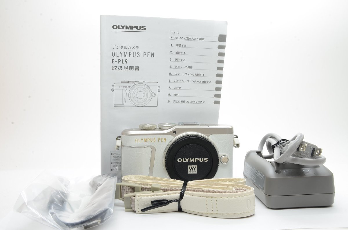 オリンパス OLYMPUS PEN E-PL9 BODY ホワイト ミラーレス一眼レフ 
