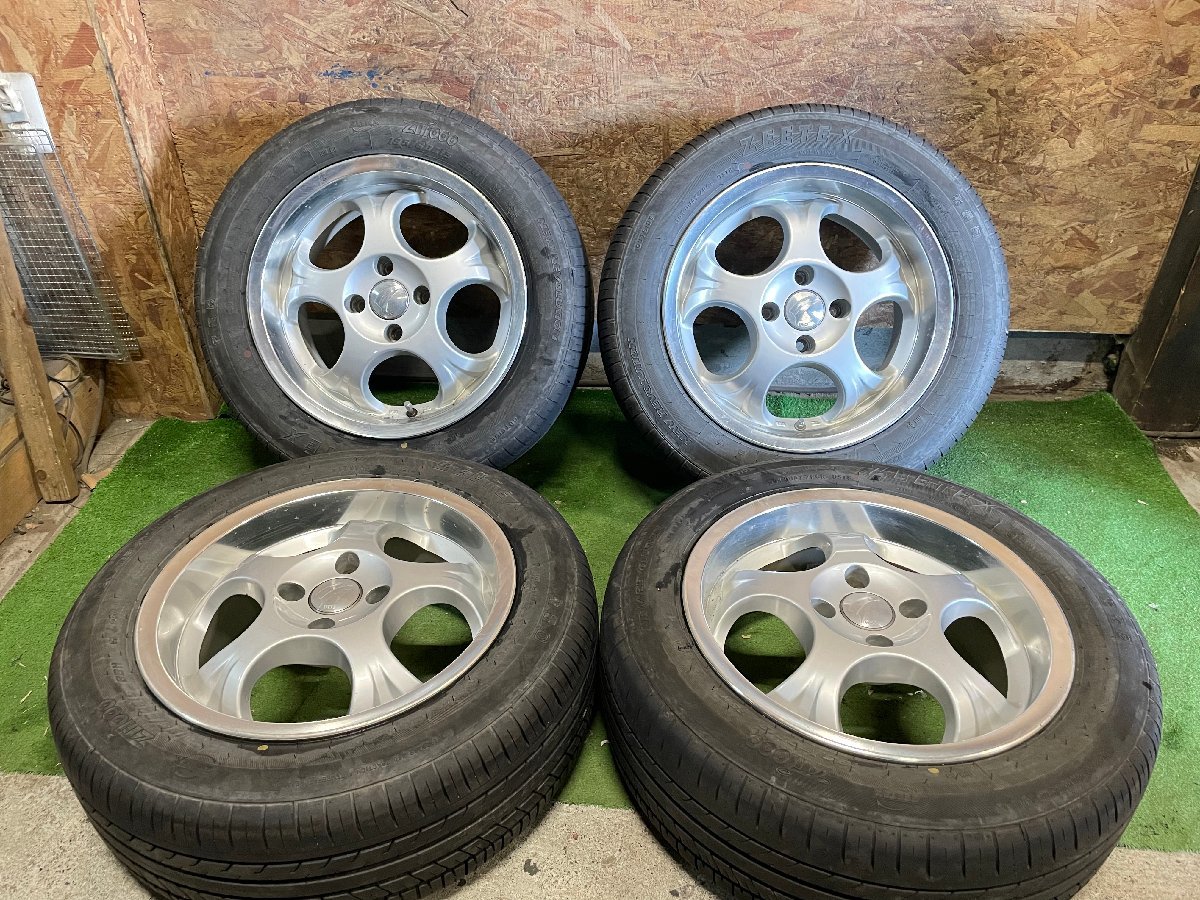BS BEO 15インチ 195/60R15 ZEETEX ZT1000 バリ山 夏タイヤ付き タイヤ