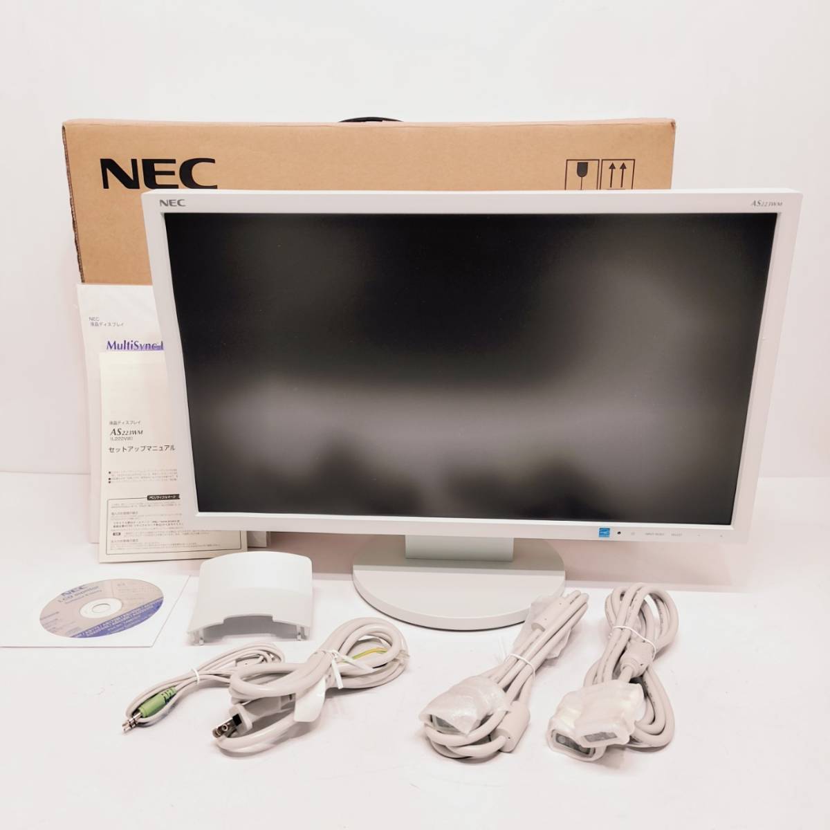 限定SALE エヌイーシー AS223WM 液晶ディスプレイ NEC 付属品完備 22インチ ワイド HDMI端子 フルHD 高解像度 スピーカー内蔵 B146(22インチ～)｜売買されたオークション情報、yahooの商品情報をアーカイブ公 22インチ～