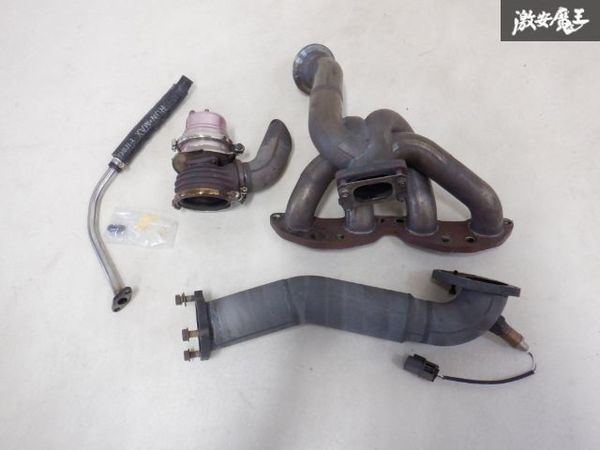 日産SR20DET用エキマニ 新品】SR20DET エキマニ T3フランジ 上置き