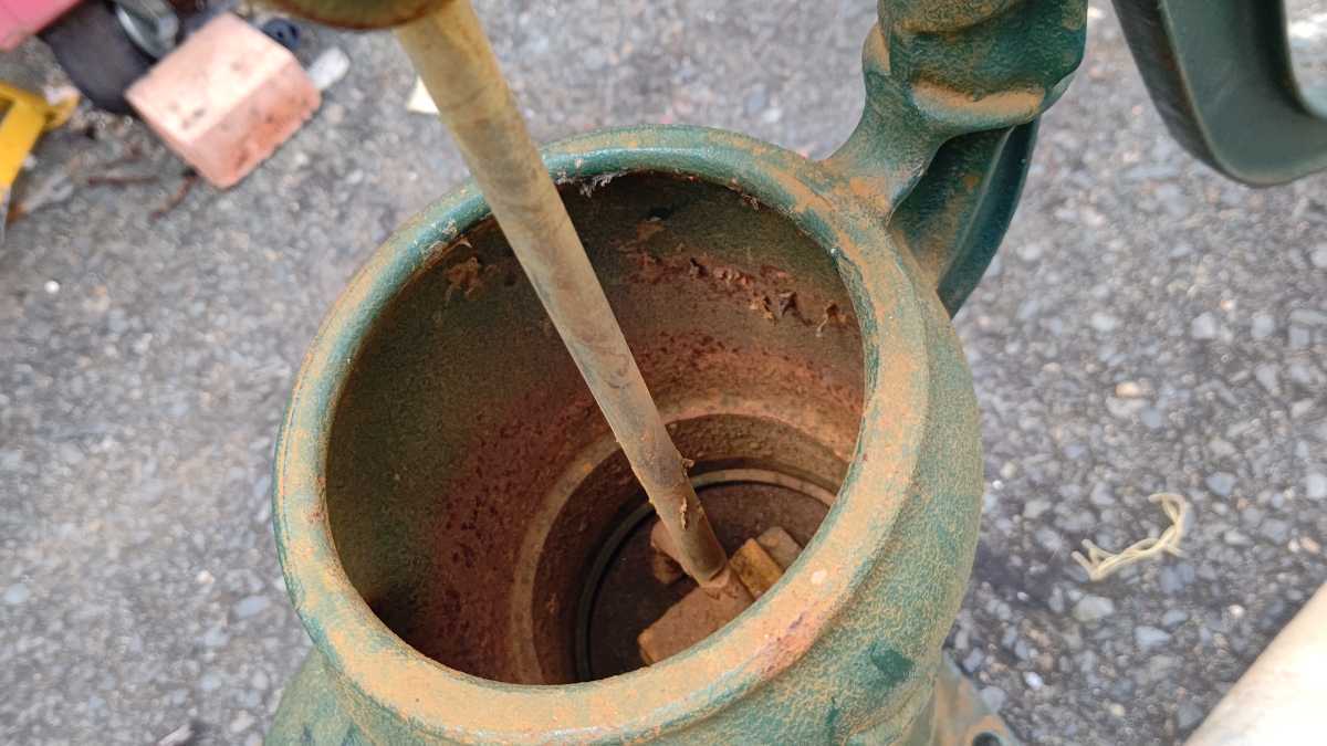 レトロ手押しポンプ、東邦ポンプ、TB手押しポンプ、手漕ぎポンプ